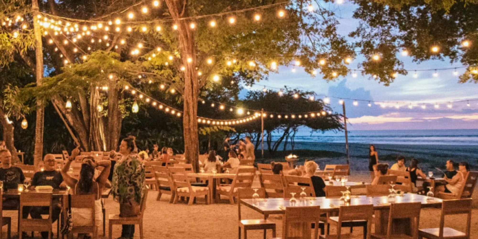 Pangas Beach Club Outdoor Dining Tamarindo