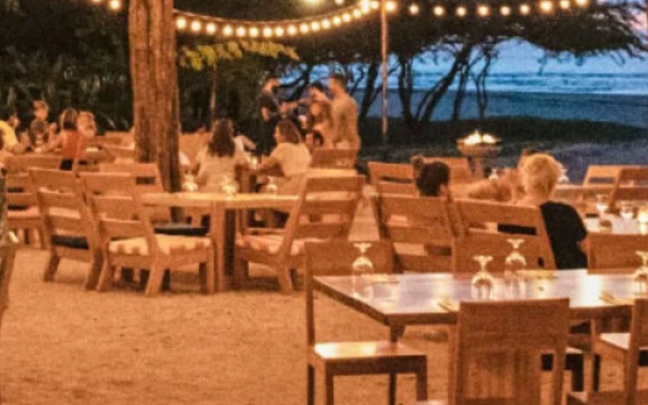 Pangas Beach Club Outdoor Dining Tamarindo
