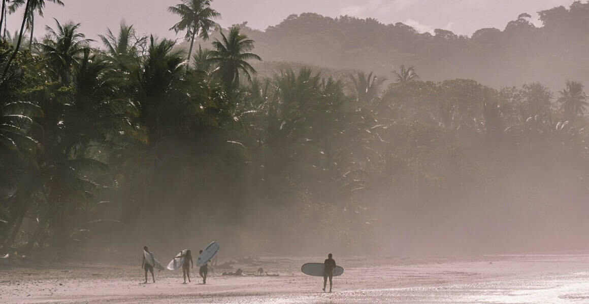 Costa Rica Rainy Surfing