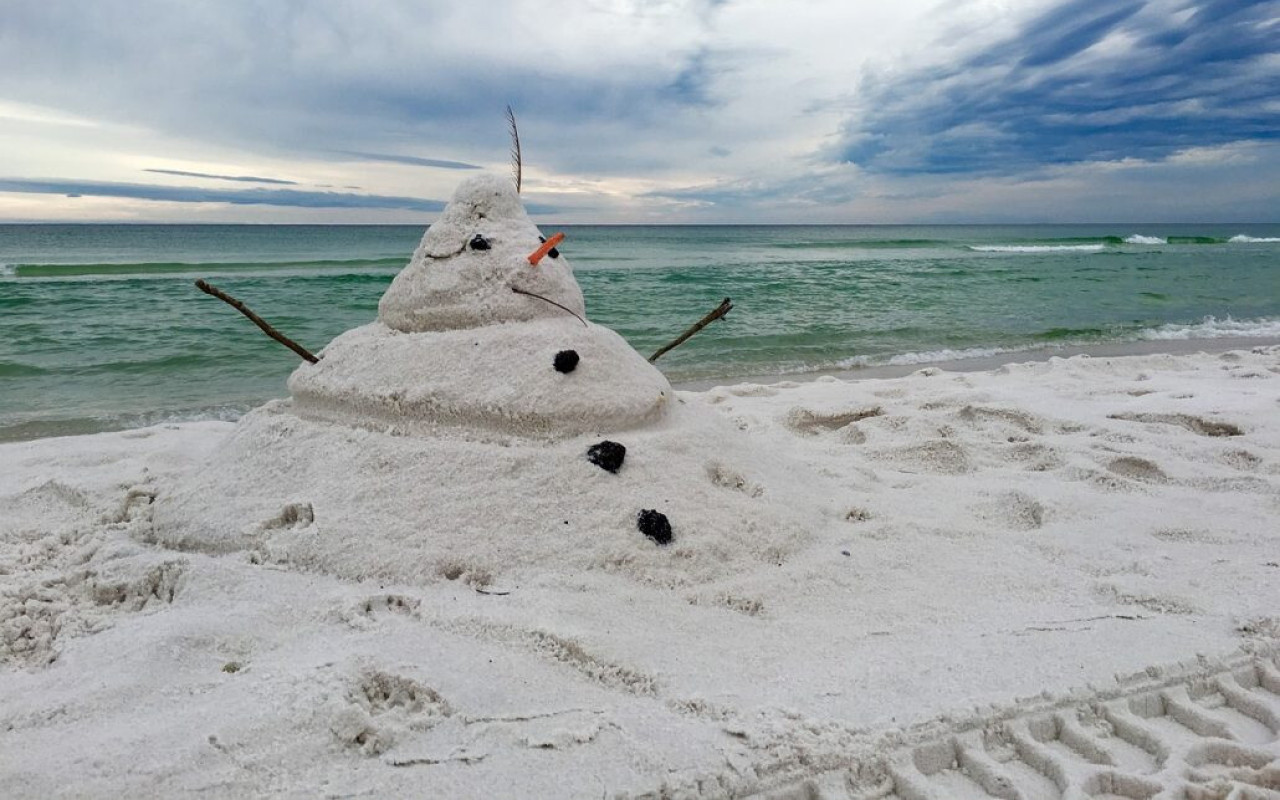 Sand Snowman Costa Rica